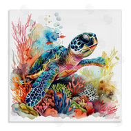 LSR Design Studio | Swimming Turtle Undersea