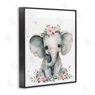 LSR Design Studio | Nursery Floral Elephant