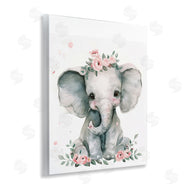 LSR Design Studio | Nursery Floral Elephant