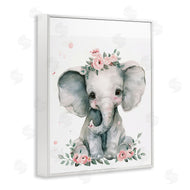 LSR Design Studio | Nursery Floral Elephant