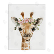 LSR Design Studio | Nursery Floral Giraffe