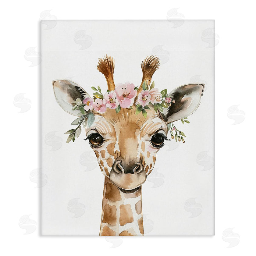 LSR Design Studio | Nursery Floral Giraffe