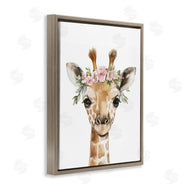 LSR Design Studio | Nursery Floral Giraffe