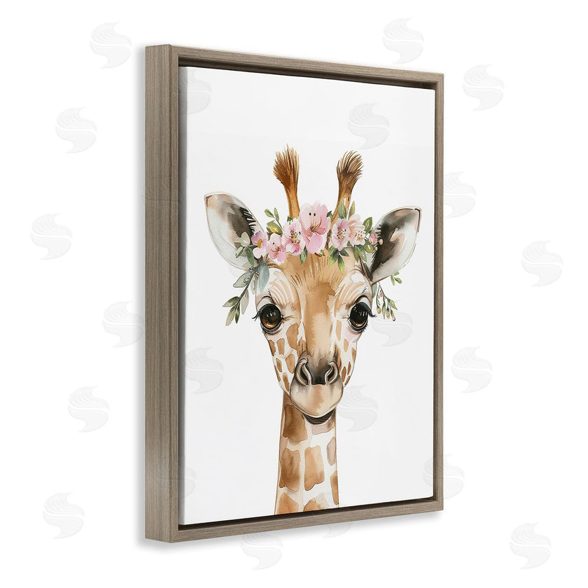 LSR Design Studio | Nursery Floral Giraffe