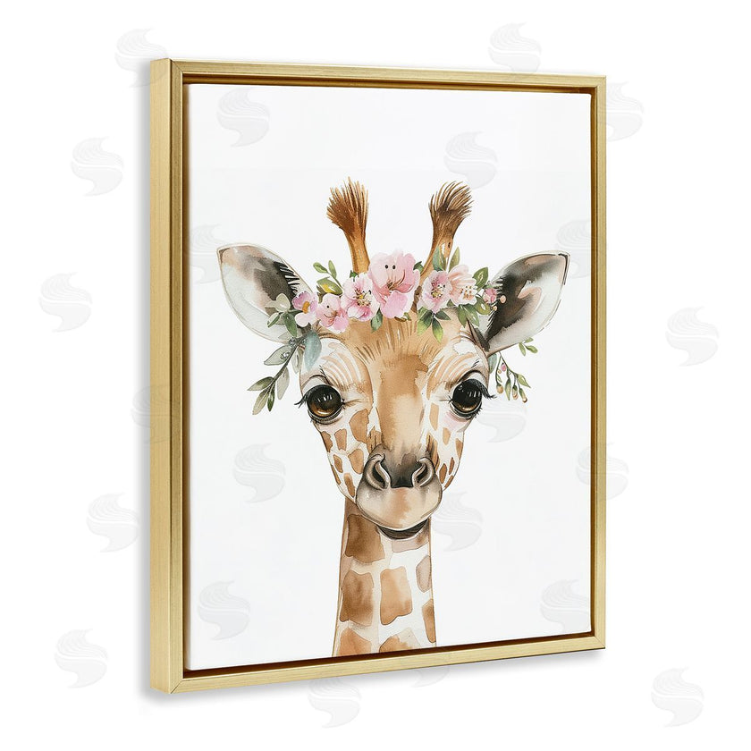 LSR Design Studio | Nursery Floral Giraffe
