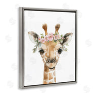 LSR Design Studio | Nursery Floral Giraffe