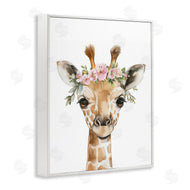 LSR Design Studio | Nursery Floral Giraffe