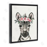 LSR Design Studio | Nursery Floral Zebra