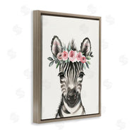 LSR Design Studio | Nursery Floral Zebra