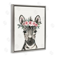 LSR Design Studio | Nursery Floral Zebra