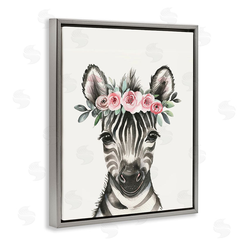 LSR Design Studio | Nursery Floral Zebra