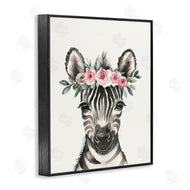 LSR Design Studio | Nursery Floral Zebra