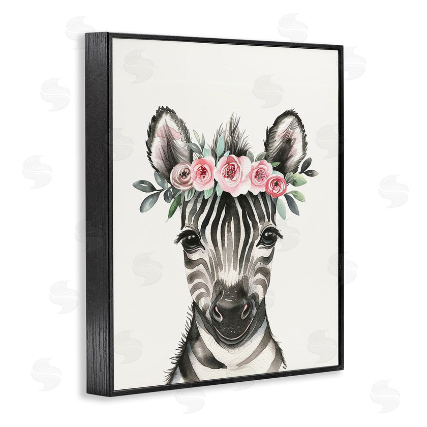LSR Design Studio | Nursery Floral Zebra
