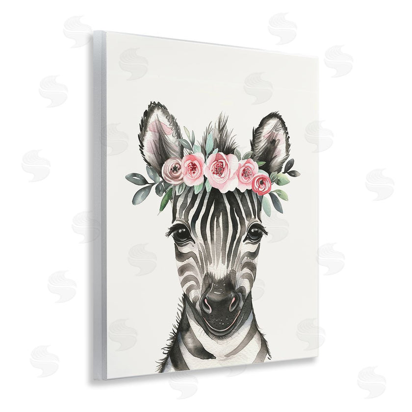 LSR Design Studio | Nursery Floral Zebra