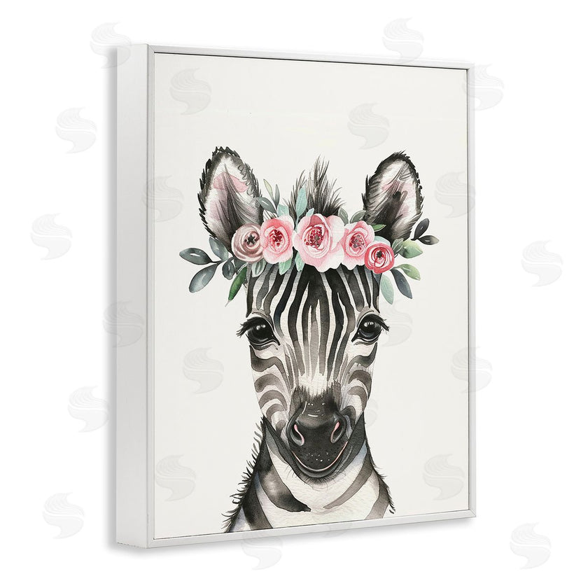 LSR Design Studio | Nursery Floral Zebra