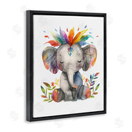 LSR Design Studio | Rainbow Blooms Elephant