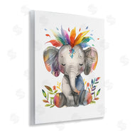 LSR Design Studio | Rainbow Blooms Elephant