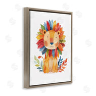 LSR Design Studio | Rainbow Blooms Lion