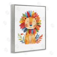 LSR Design Studio | Rainbow Blooms Lion