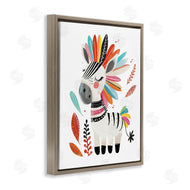 LSR Design Studio | Rainbow Blooms Zebra