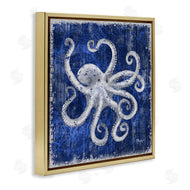 Paul Brent | Rustic Indigo Octopus
