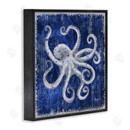 Paul Brent | Rustic Indigo Octopus
