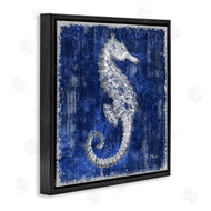 Paul Brent | Rustic Indigo Seahorse