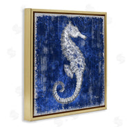 Paul Brent | Rustic Indigo Seahorse