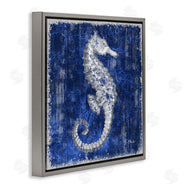 Paul Brent | Rustic Indigo Seahorse