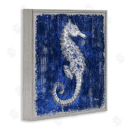 Paul Brent | Rustic Indigo Seahorse