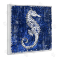 Paul Brent | Rustic Indigo Seahorse