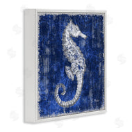 Paul Brent | Rustic Indigo Seahorse
