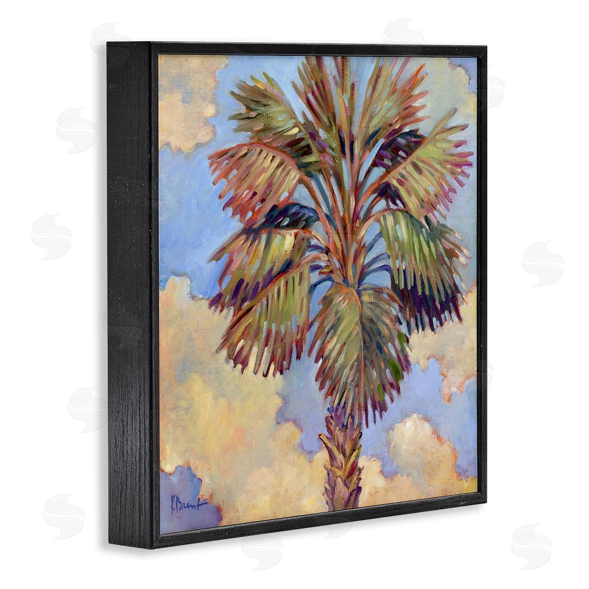 Santa Rosa Palm Black Frame Print Wall Art, Home Decor by Paul Brent