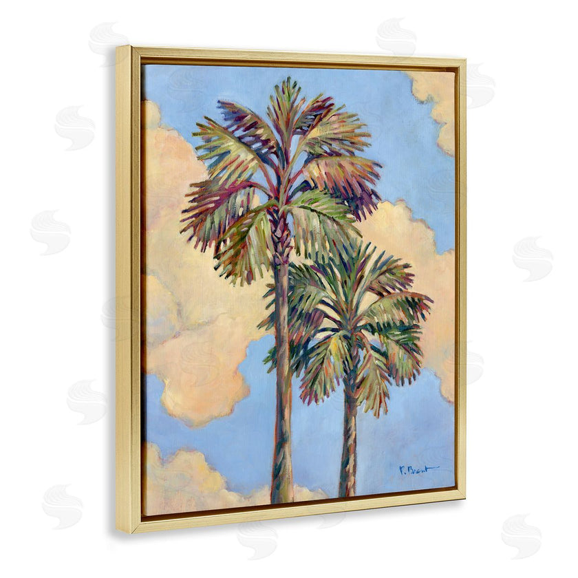 Paul Brent | Two Palm Trees & Clouds