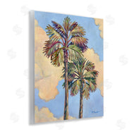 Paul Brent | Two Palm Trees & Clouds