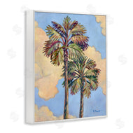 Paul Brent | Two Palm Trees & Clouds
