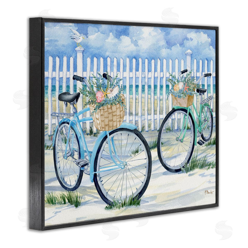 Paul Brent | Bicycles at Beach Fence