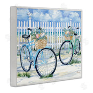 Paul Brent | Bicycles at Beach Fence