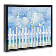 Paul Brent | Seagulls on Beach Fence