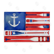 Paul Brent | Patriotic Oar Flag