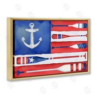 Paul Brent | Patriotic Oar Flag