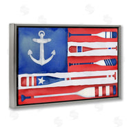 Paul Brent | Patriotic Oar Flag
