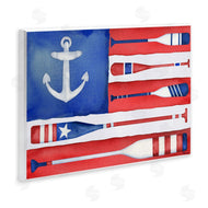 Paul Brent | Patriotic Oar Flag