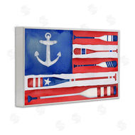 Paul Brent | Patriotic Oar Flag