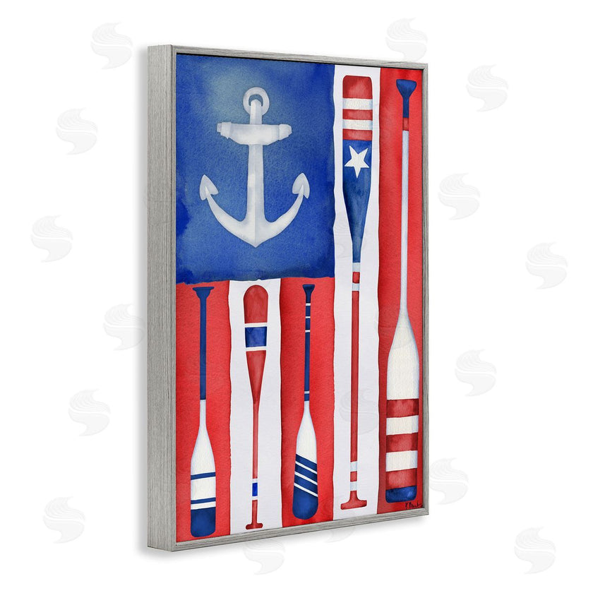 Paul Brent | Americana Oar Flag