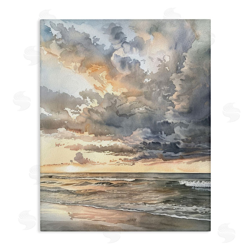 Petal Prints Design | Moody Sea Cloudy View