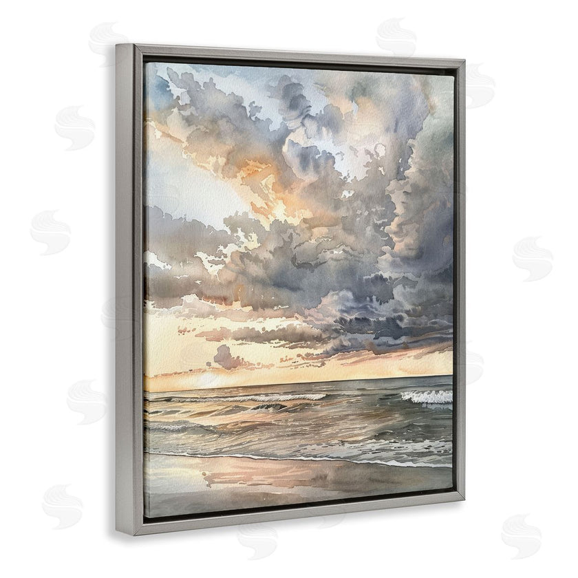 Petal Prints Design | Moody Sea Cloudy View