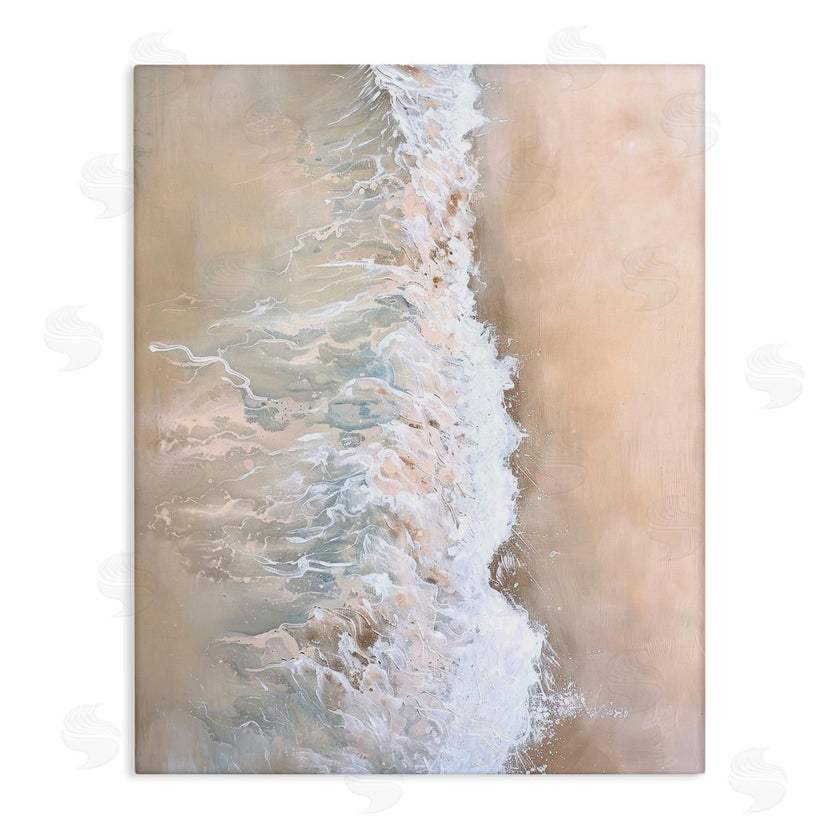 Petal Prints Design | Neutral Coast Wave Crash