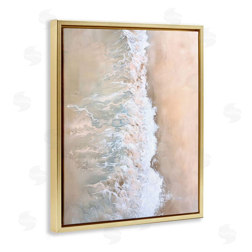Petal Prints Design | Neutral Coast Wave Crash