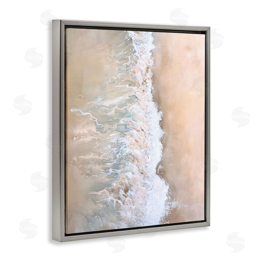 Petal Prints Design | Neutral Coast Wave Crash